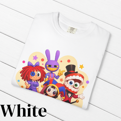The Amazing Digital Circus Inspired Group 100% Cotton Graphic T-Shirt