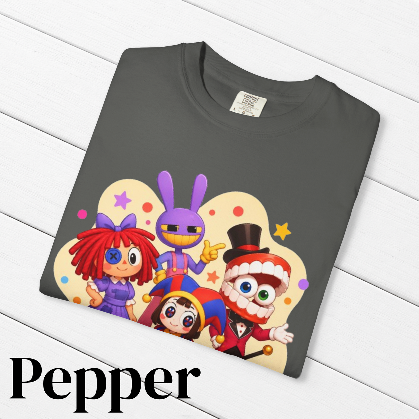 The Amazing Digital Circus Inspired Group 100% Cotton Graphic T-Shirt