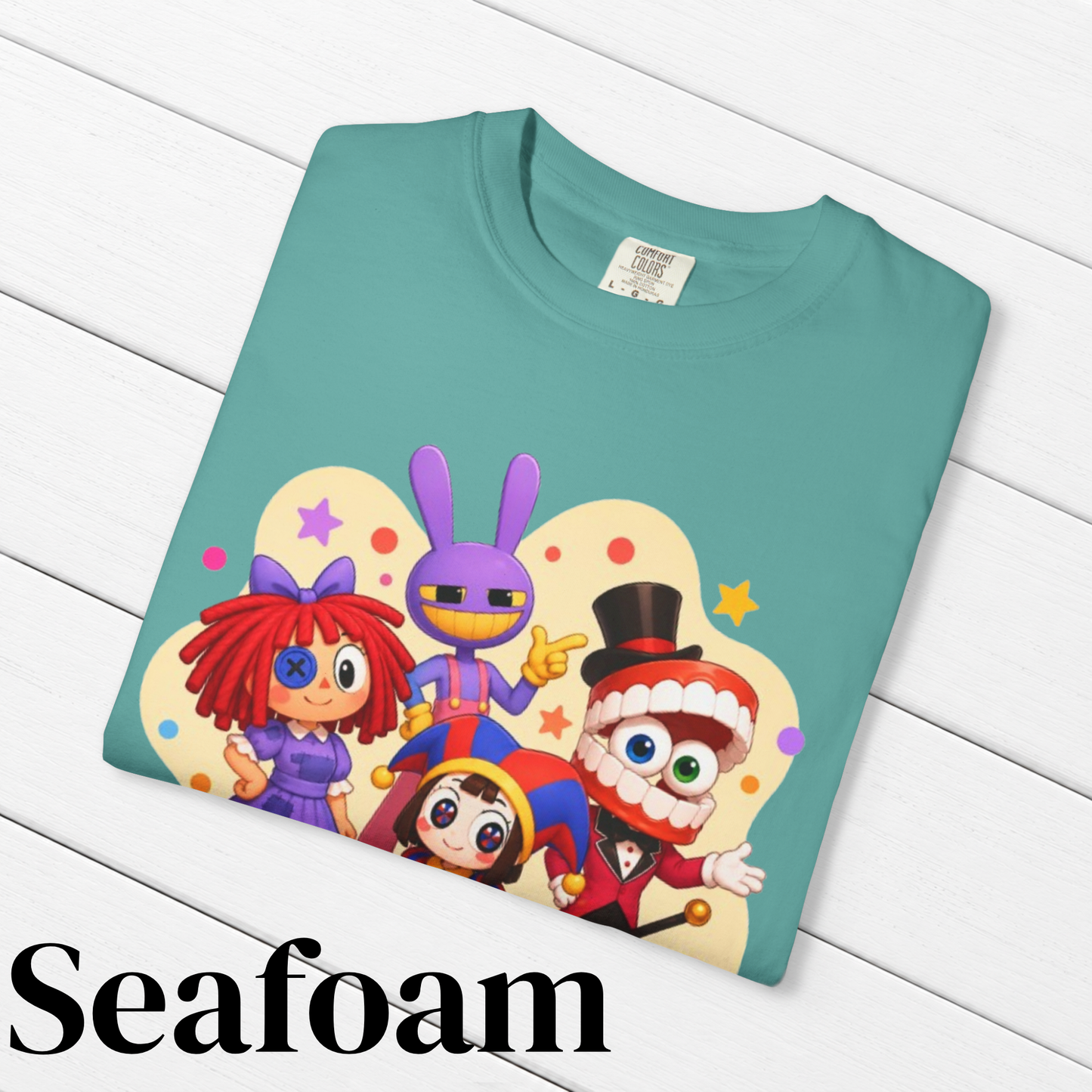 The Amazing Digital Circus Inspired Group 100% Cotton Graphic T-Shirt