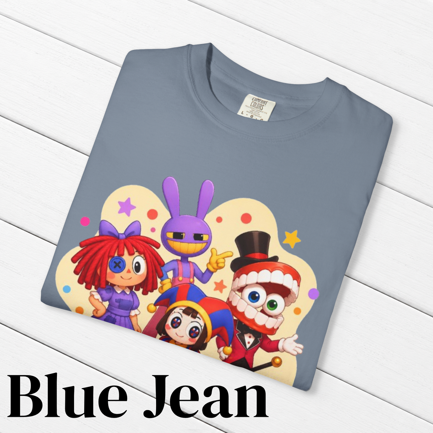 The Amazing Digital Circus Inspired Group 100% Cotton Graphic T-Shirt