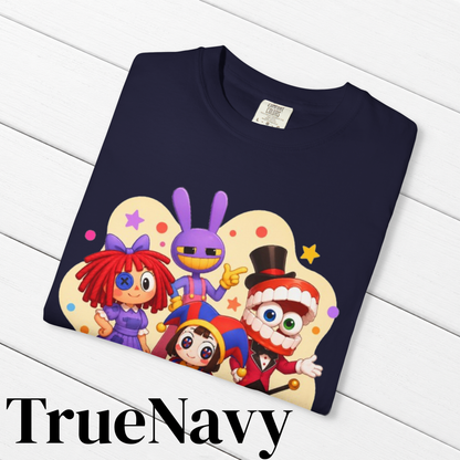 The Amazing Digital Circus Inspired Group 100% Cotton Graphic T-Shirt