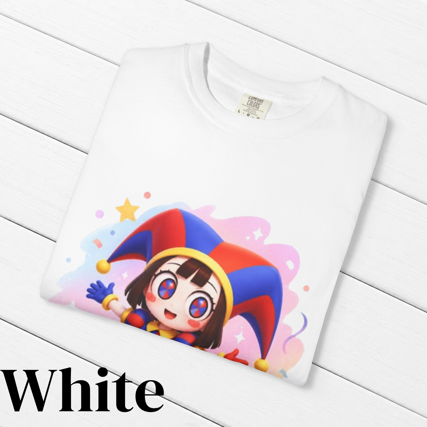 The Amazing Digital Circus Inspired Pomni 100% Cotton Graphic T-Shirt
