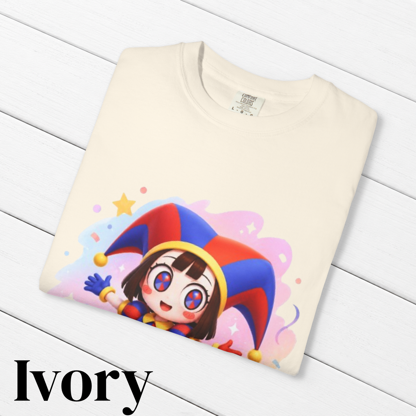 The Amazing Digital Circus Inspired Pomni 100% Cotton Graphic T-Shirt