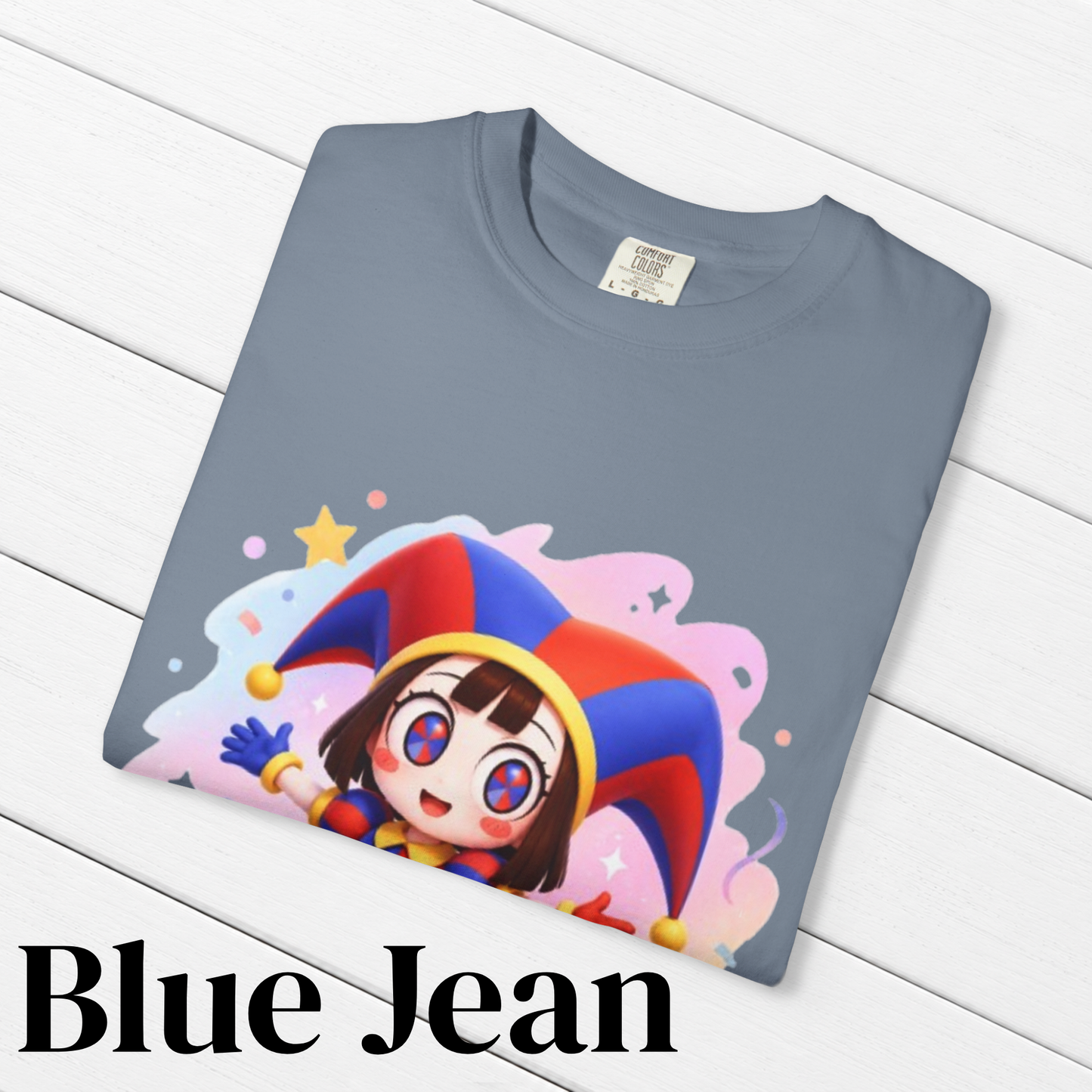 The Amazing Digital Circus Inspired Pomni 100% Cotton Graphic T-Shirt