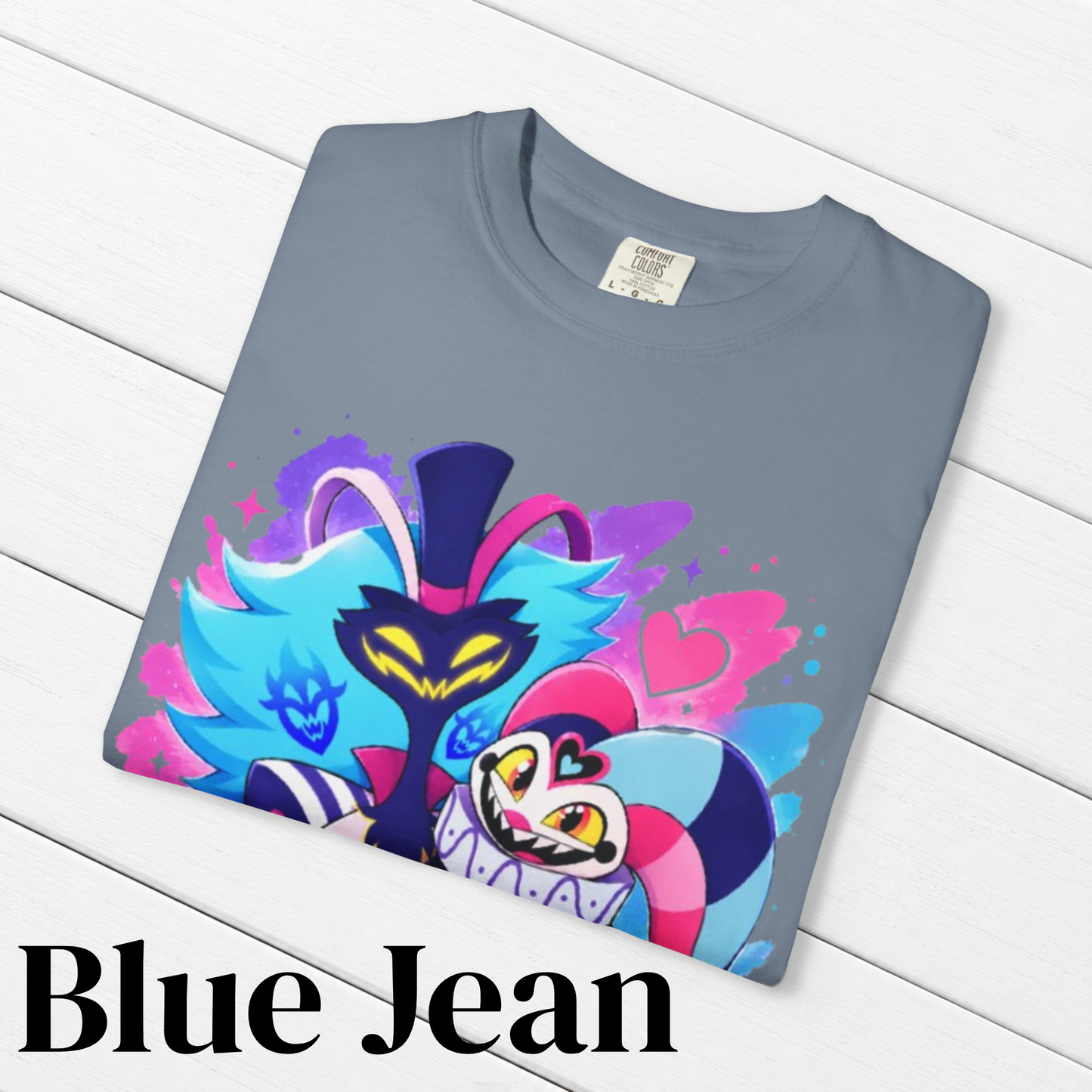 Helluva Boss Inspired Asmodeus & Fizzarolli 100% Cotton Graphic T-Shirt