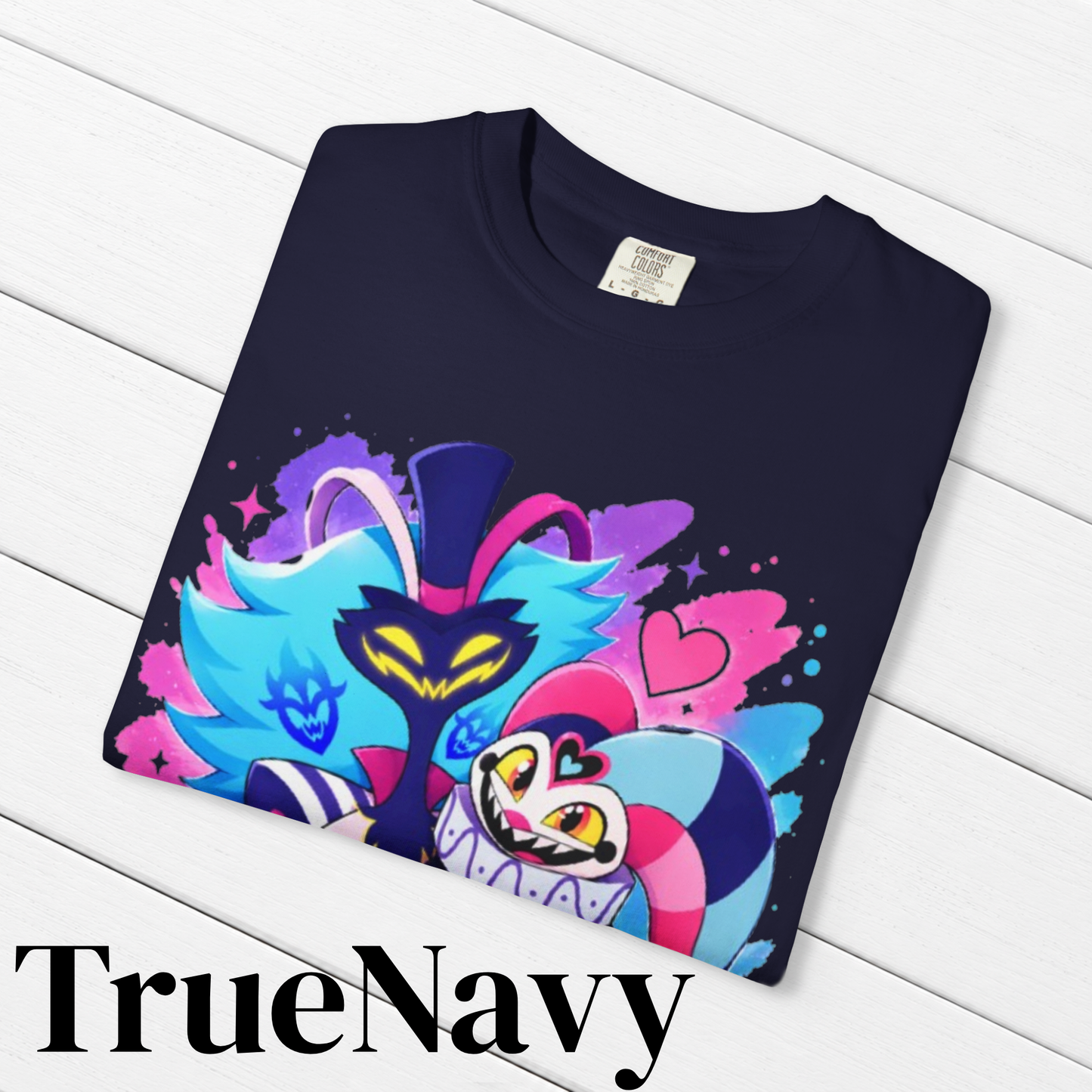Helluva Boss Inspired Asmodeus & Fizzarolli 100% Cotton Graphic T-Shirt
