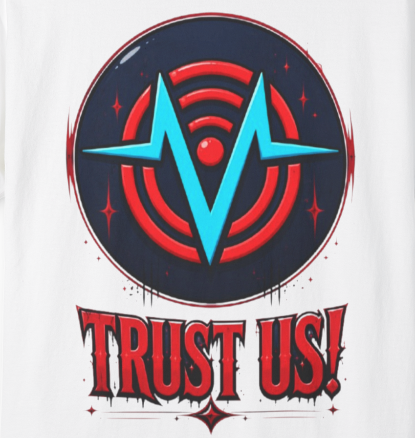 Hazbin Hotel Inspired VoxTek Logo 100% Cotton Graphic T-Shirt