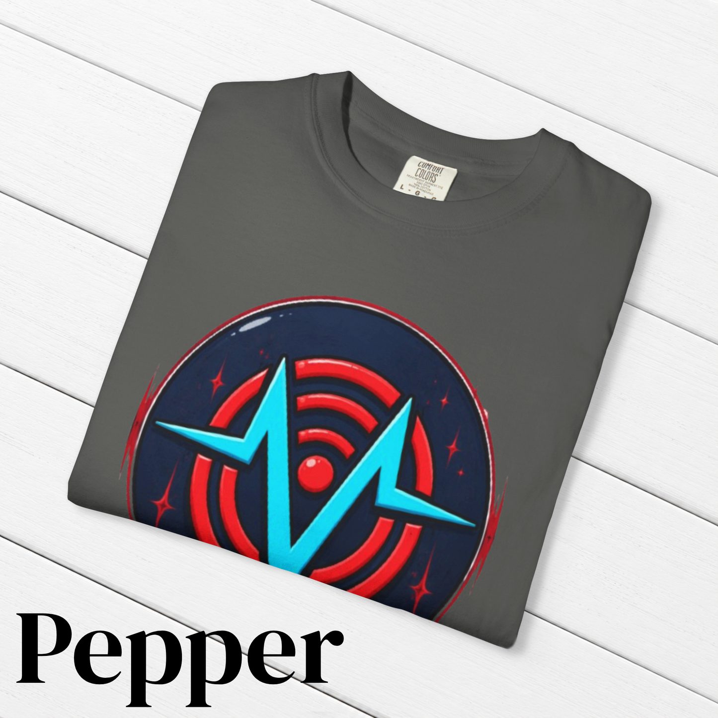 Hazbin Hotel Inspired VoxTek Logo 100% Cotton Graphic T-Shirt