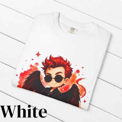 Good Omens Inspired Crowley 100% Cotton Graphic T-Shirt