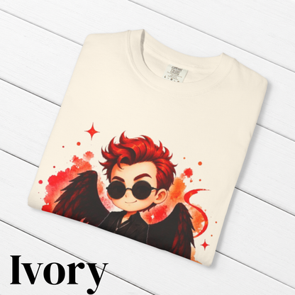 Good Omens Inspired Crowley 100% Cotton Graphic T-Shirt