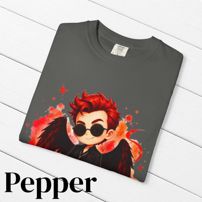 Good Omens Inspired Crowley 100% Cotton Graphic T-Shirt