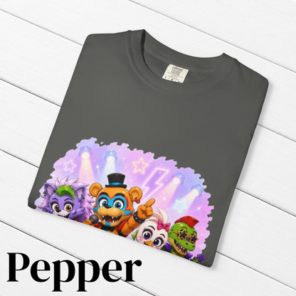 Five Night's At Freddy's: Security Breach Inspired Glamrock Band 100% Cotton Graphic T-Shirt
