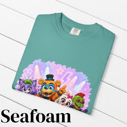 Five Night's At Freddy's: Security Breach Inspired Glamrock Band 100% Cotton Graphic T-Shirt