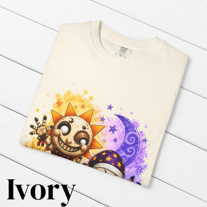 Five Nights at Freddy's Security Breach Inspired Sun & Moon Graphic T-Shirt