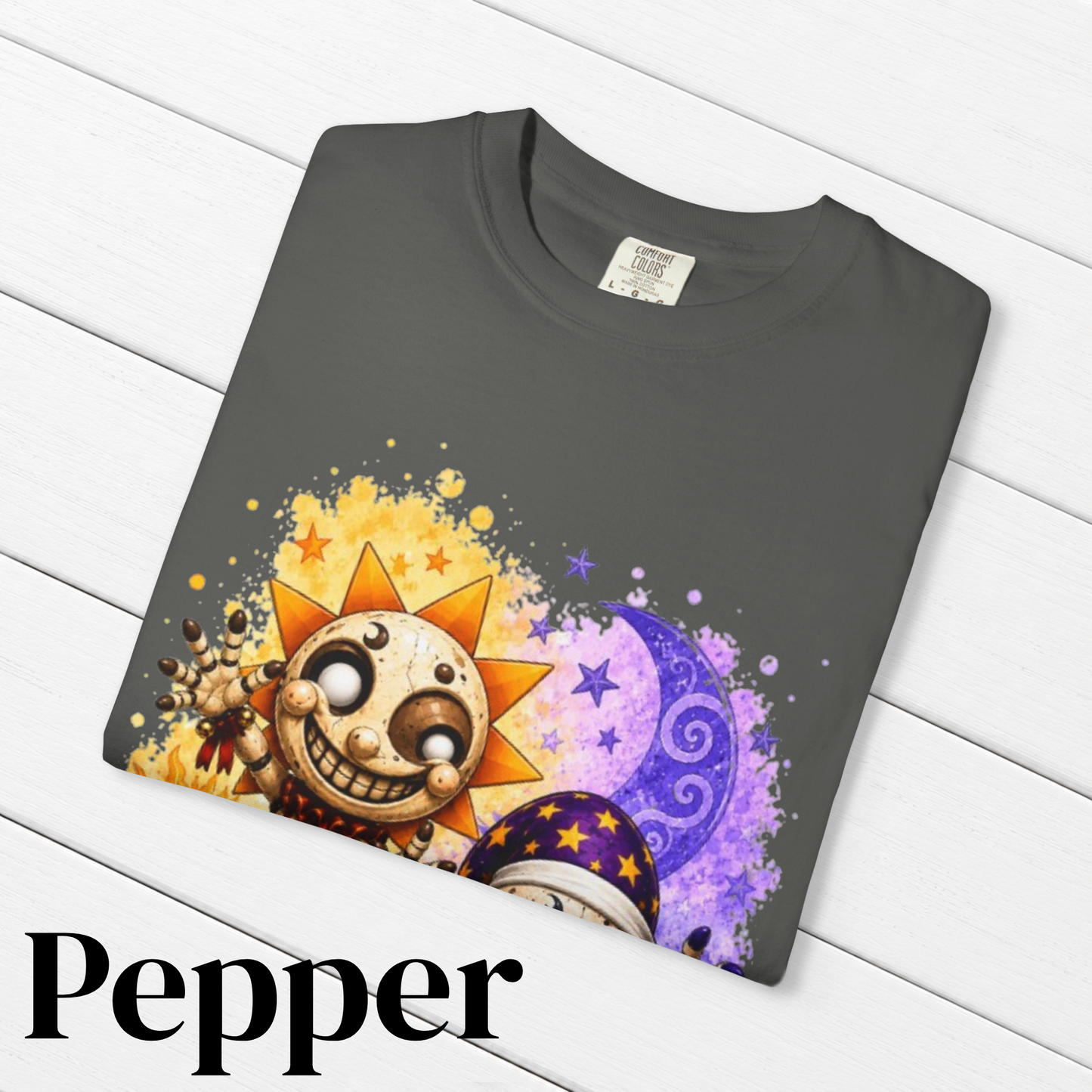 Five Nights at Freddy's Security Breach Inspired Sun & Moon Graphic T-Shirt