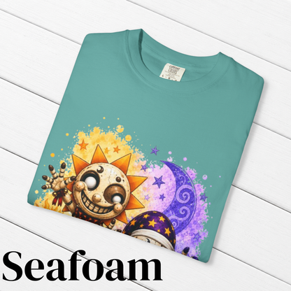 Five Nights at Freddy's Security Breach Inspired Sun & Moon Graphic T-Shirt