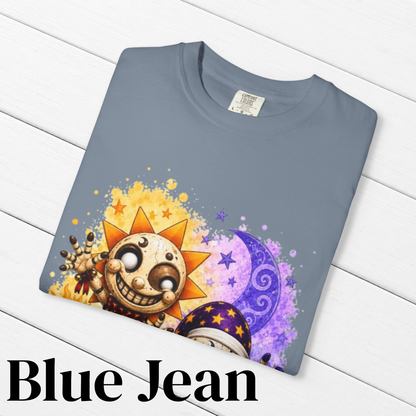 Five Nights at Freddy's Security Breach Inspired Sun & Moon Graphic T-Shirt