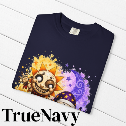 Five Nights at Freddy's Security Breach Inspired Sun & Moon Graphic T-Shirt