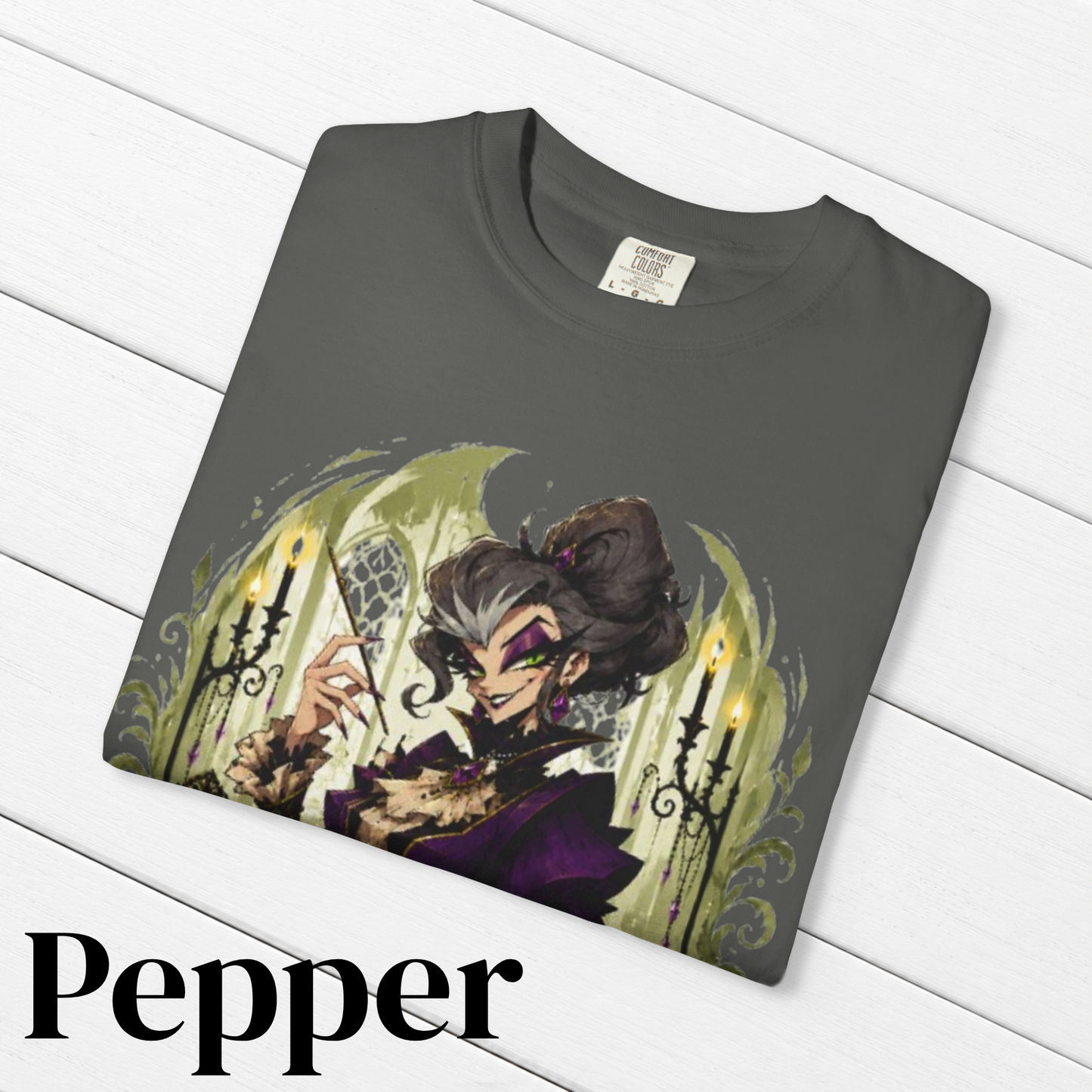 Cinderella Inspired Hellverse Stepmother 100% Cotton Graphic T-Shirt