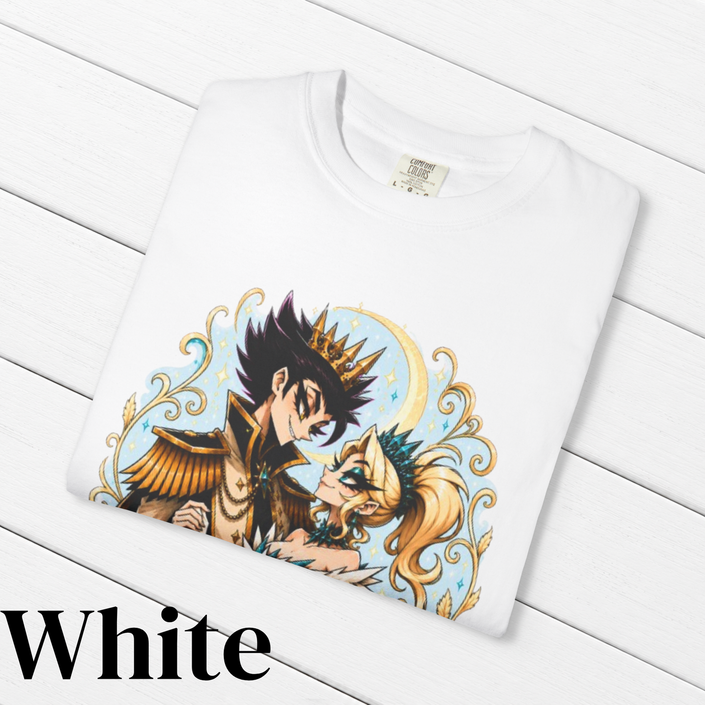 Cinderella Inspired Hellverse Prince & Cinderella 100% Cotton Graphic T-Shirt
