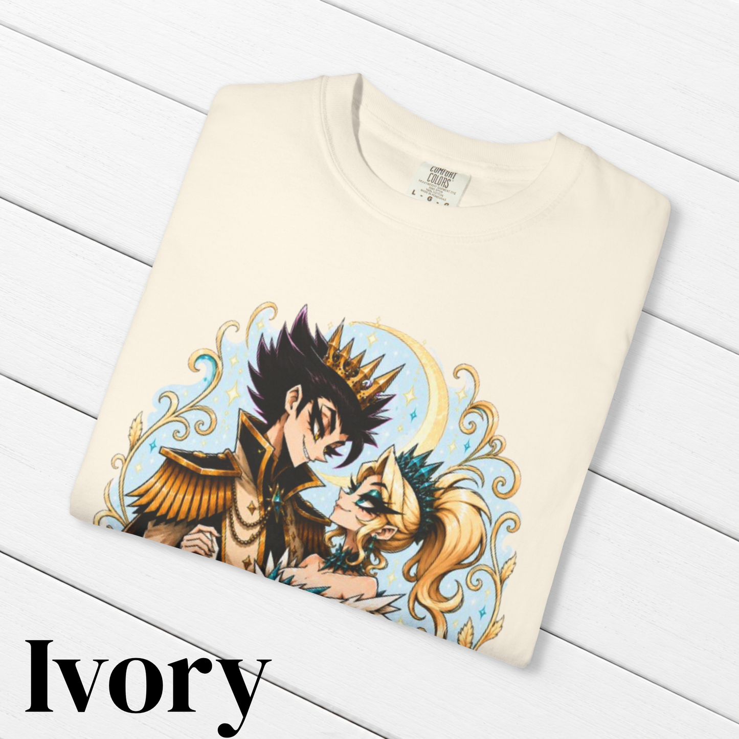 Cinderella Inspired Hellverse Prince & Cinderella 100% Cotton Graphic T-Shirt
