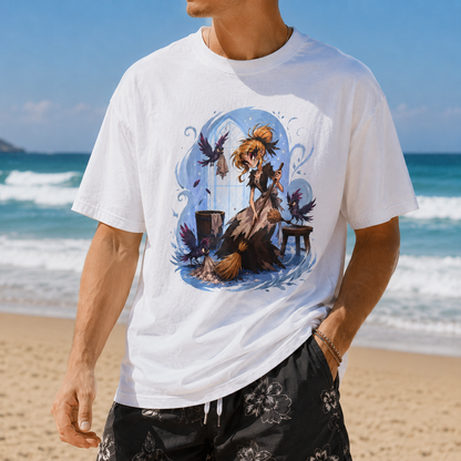 Cinderella Inspired Hellverse Cinderella in Rags 100% Cotton Graphic T-Shirt