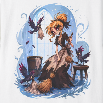 Cinderella Inspired Hellverse Cinderella in Rags 100% Cotton Graphic T-Shirt