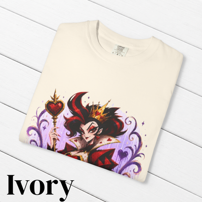 Alice in Wonderland Inspired Hellverse Queen of Hearts Graphic T-Shirt