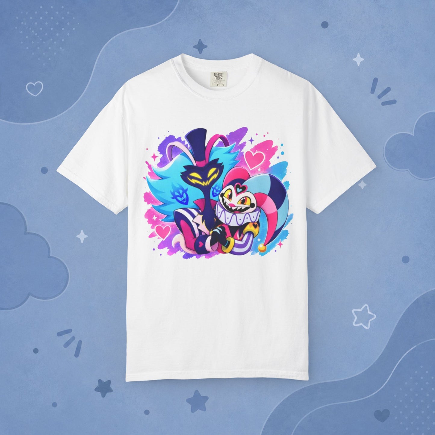 Helluva Boss Inspired Asmodeus & Fizzarolli 100% Cotton Graphic T-Shirt