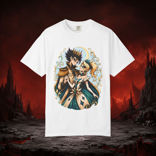 Cinderella Inspired Hellverse Prince & Cinderella 100% Cotton Graphic T-Shirt