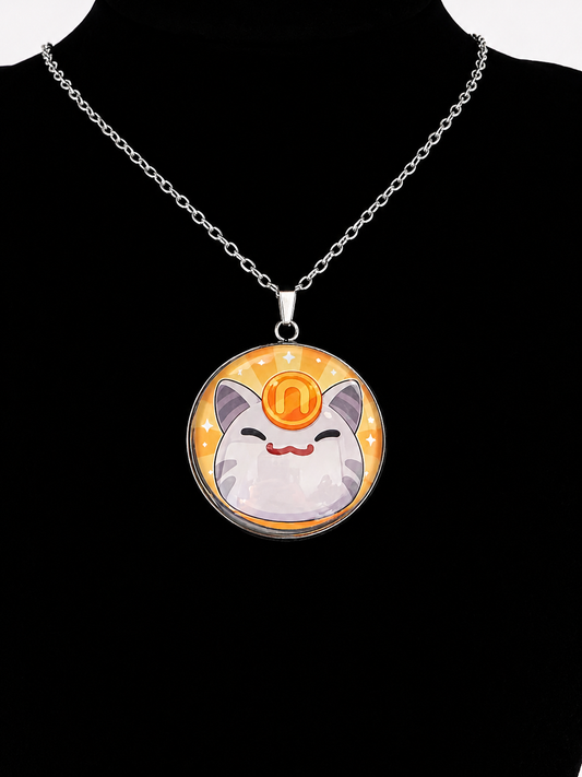 Slime Rancher Inspired Lucky Slime 30 mm Pendant Stainless Steel Necklace