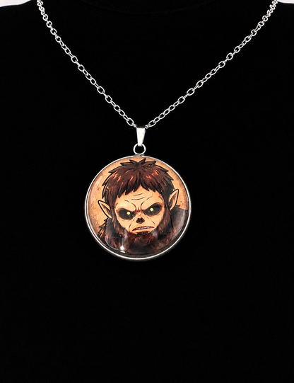 Attack on Titan Inspired Beast Titan 30 mm Pendant Stainless Steel Necklace