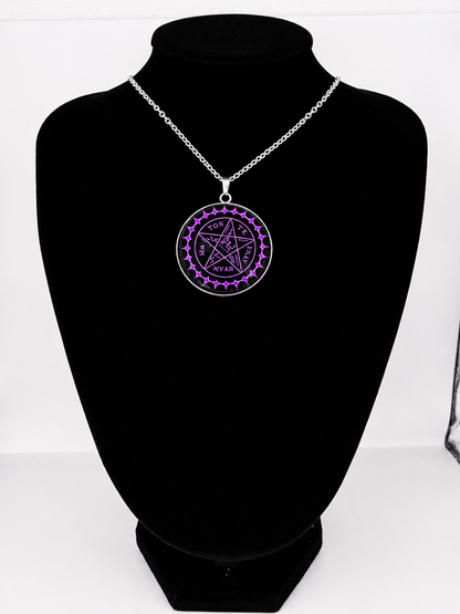 Black Butler (Kuroshitsuji) Inspired Contract Seal 30 mm Pendant Necklace