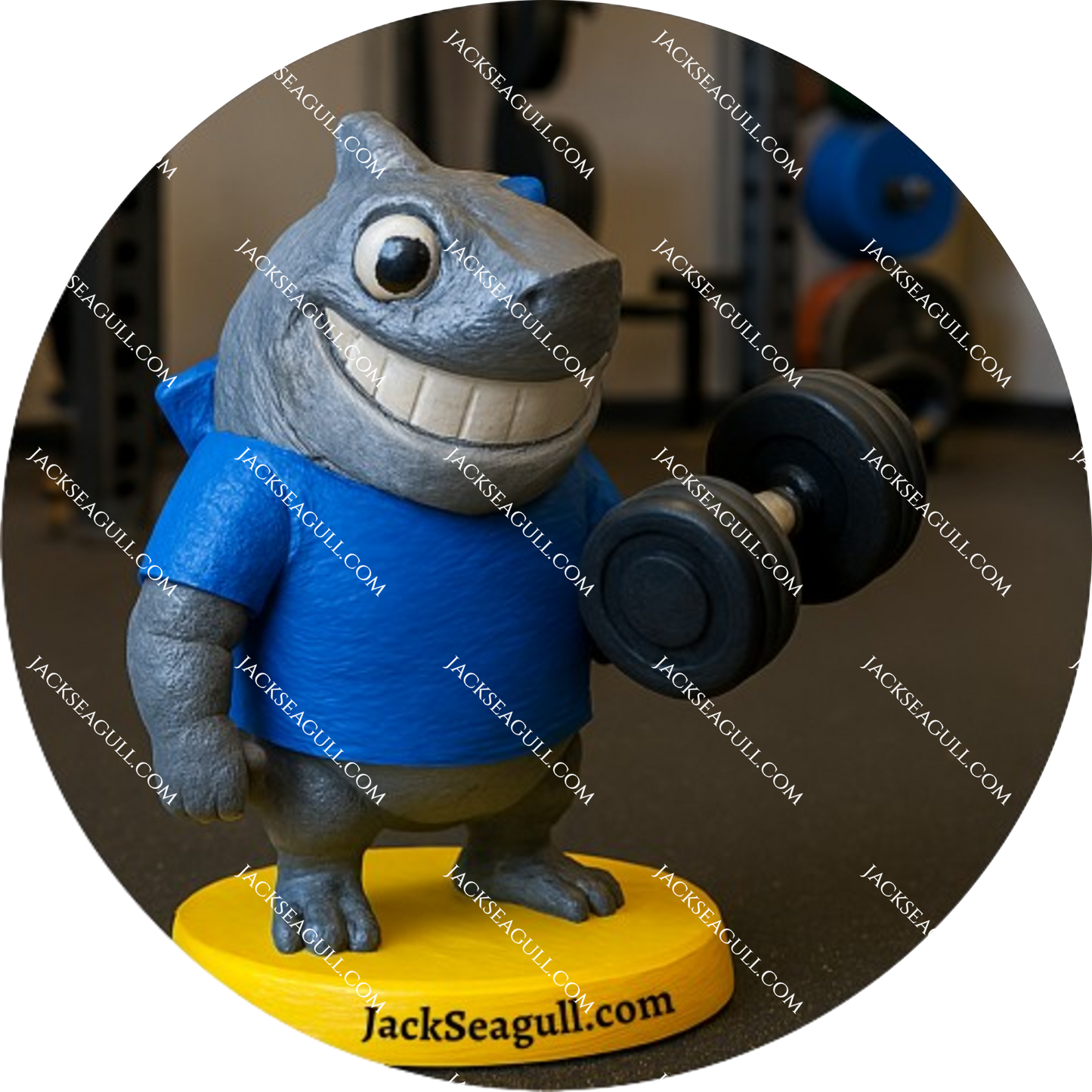 Jim: The Seaside Tuna Fish Fitness Fanatic  -  3 inch Die-Cut Sticker Pack