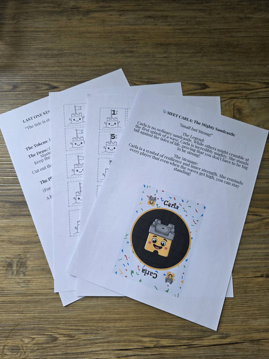 Last One Standing: Carla’s Survival Game | Print-at-Home Party Game for Kids