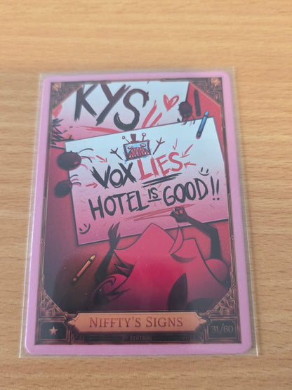 Hazbin Hotel Season 2 2nd Edition Foil / Optichrome Trading Cards | Choose Your Card | A24