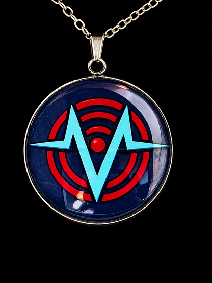 Hazbin Hotel Inspired VoxTek 30 mm Pendant Stainless Steel 20 inch Necklace
