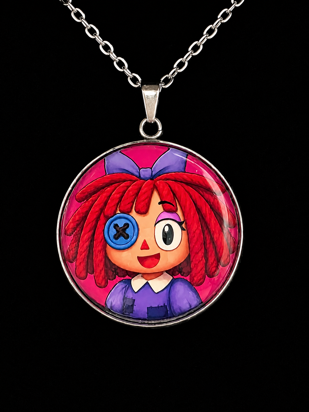 The Amazing Digital Circus Inspired Ragatha Pendant Stainless Steel Necklace