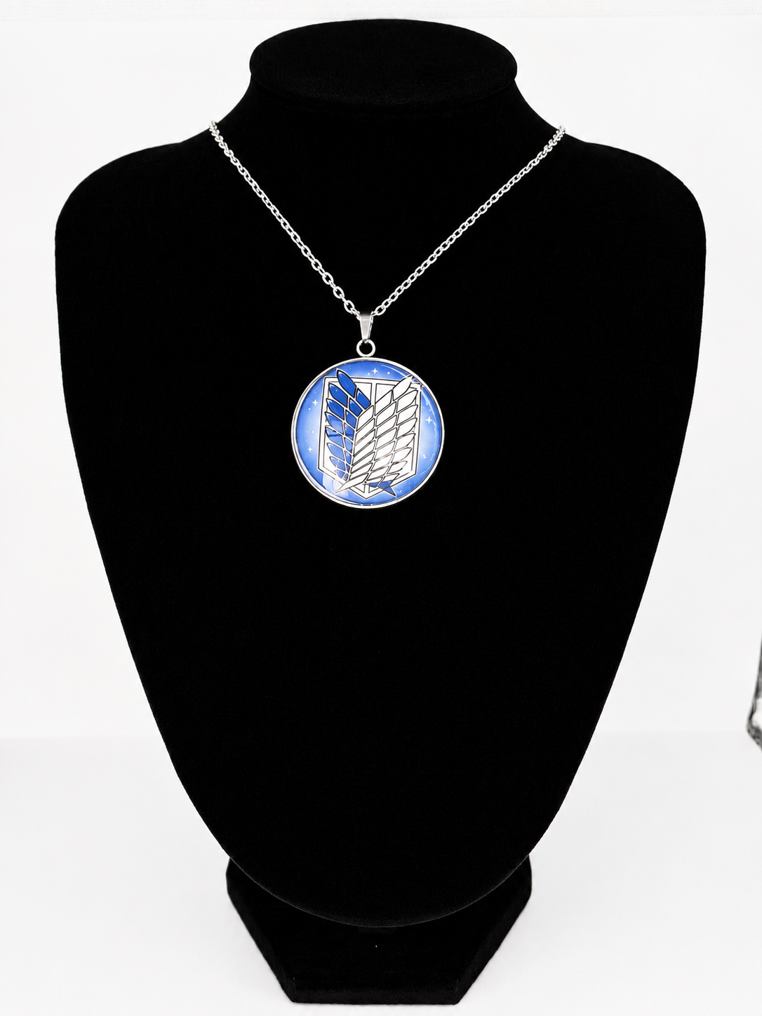 Attack on Titan Inspired Wings of Freedom 30 mm Pendant Stainless Steel Necklace