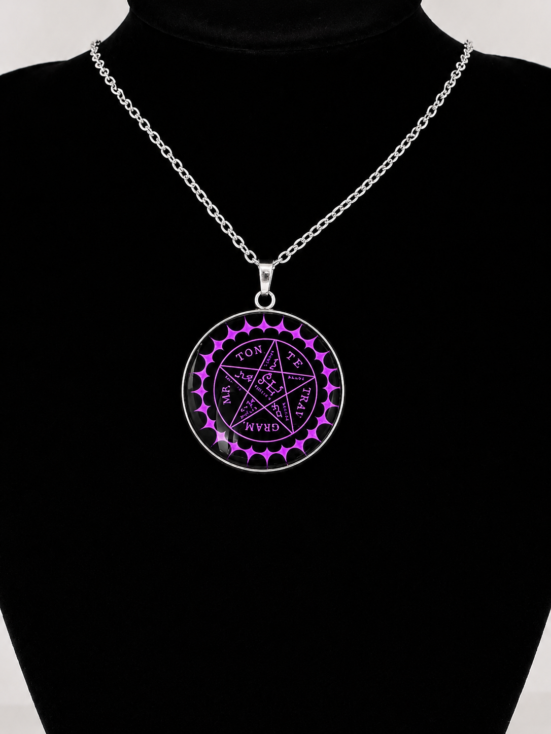 Black Butler (Kuroshitsuji) Inspired Contract Seal 30 mm Pendant Necklace