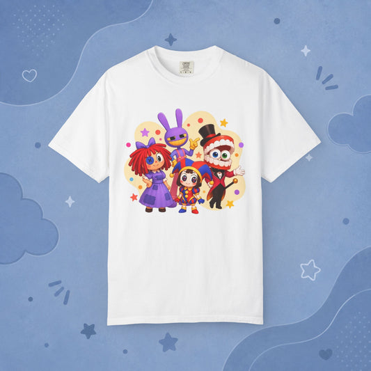 The Amazing Digital Circus Inspired Group 100% Cotton Graphic T-Shirt