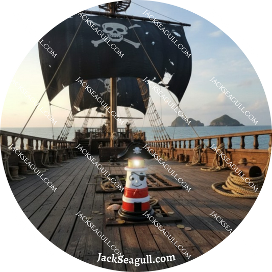 Beacon: The pirate lighthouse -  3 inch Die-Cut Sticker Pack