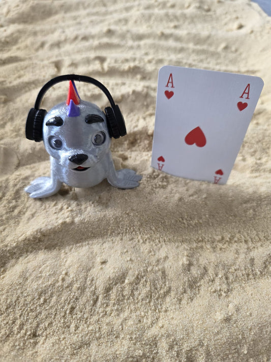 Spike: The Punk Rock Seal -  Fun Seaside Character Figure