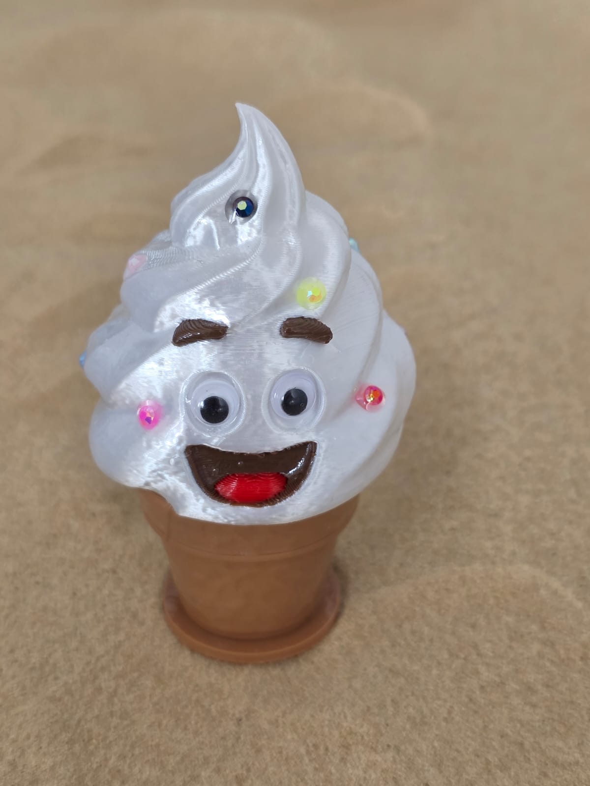 Whippy: The Ice-Cream: Supermodel of Swirls - Fun Seaside Character Figure