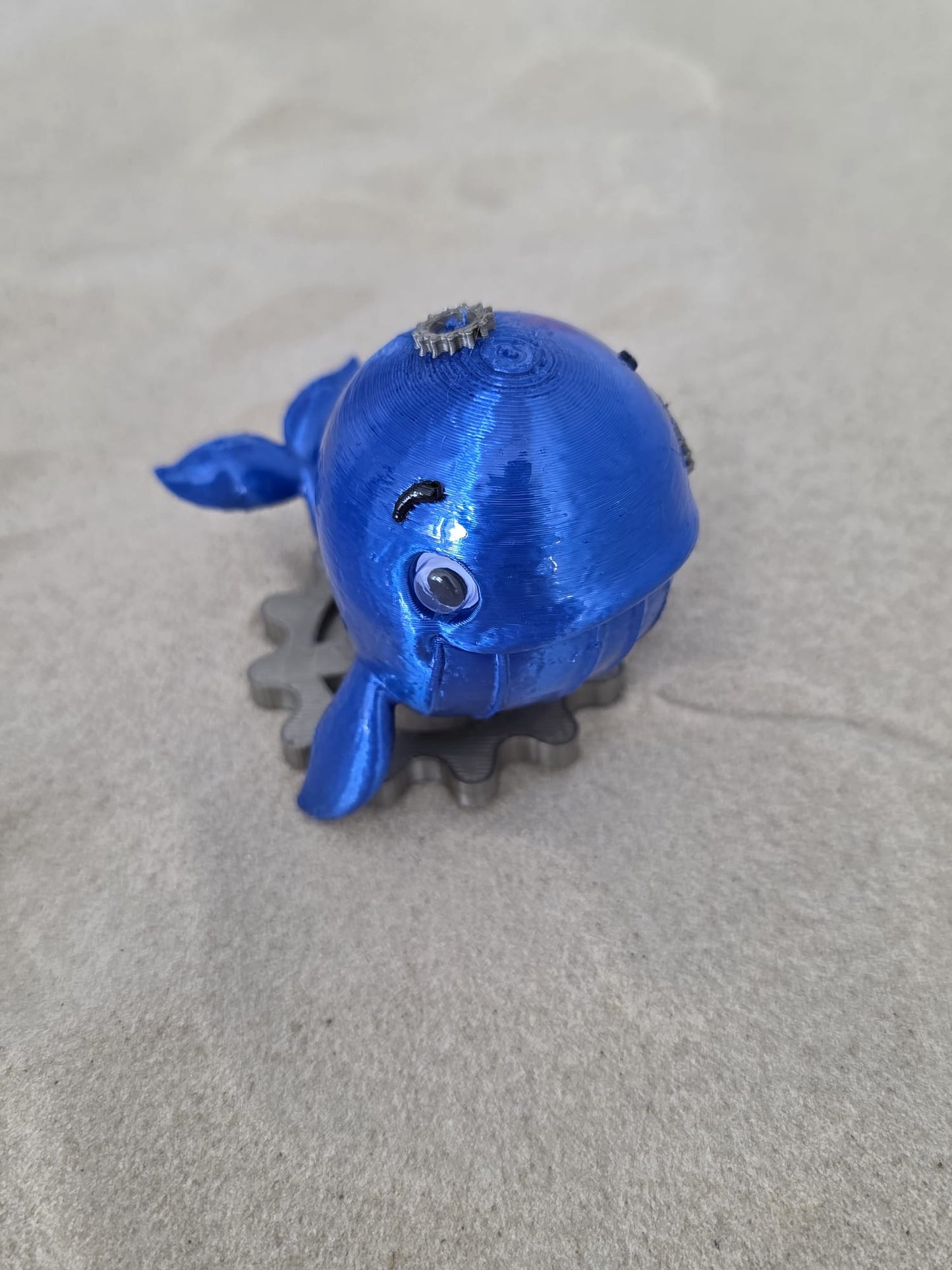 Vic: The Steampunk Whale - Fun Seaside Character Figure