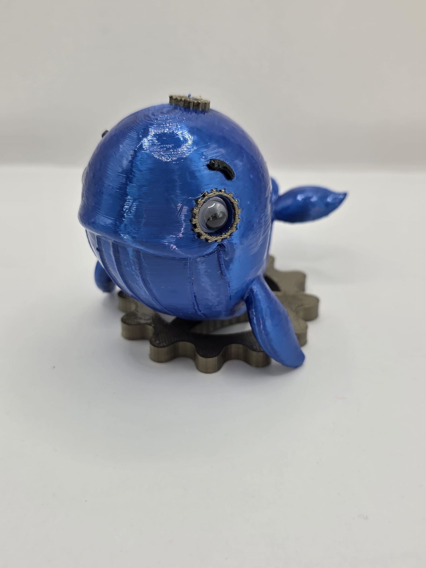 Vic: The Steampunk Whale - Fun Seaside Character Figure