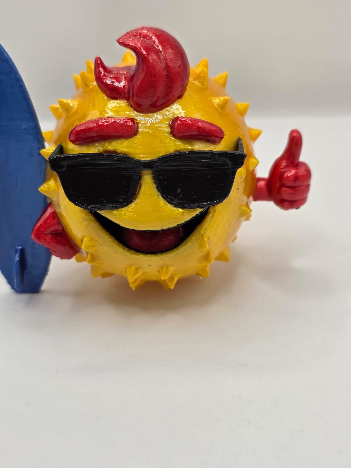 Gaz: The Pufferfish Surf-dude - Fun Seaside Character Figure