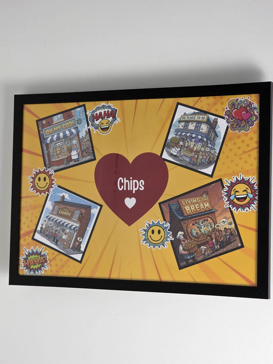 Codgers' Humorous Comic Character Artwork Print