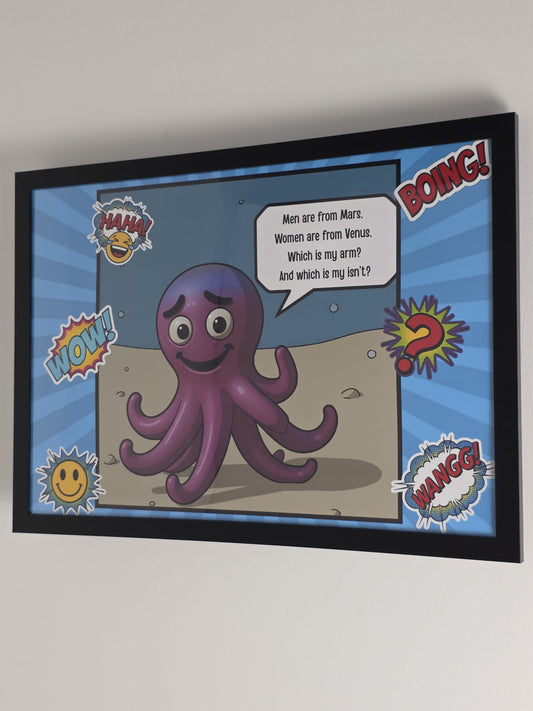 Tangle's Humorous Comic Character Artwork Print