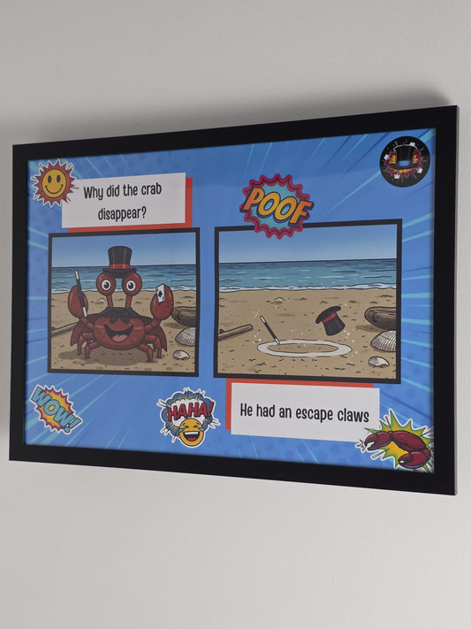 Fabio's Humorous Comic Character Artwork Print